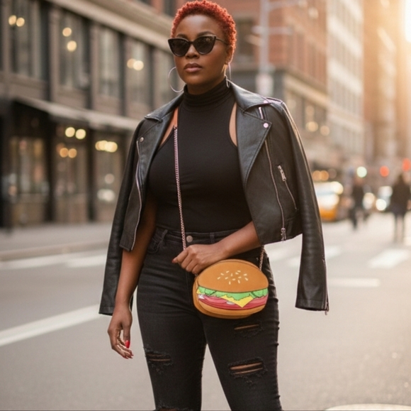 CHEESEBURGER Crossbody Bag 🍔 - Picture 3 of 4